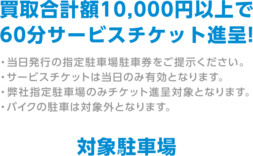 駐車場サービスチケットプレゼントキャンペーン