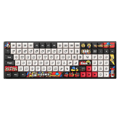 IQUNIX F97 Graffiti Diary Wireless Mechanical Keyboard [英語配列/有線/無線/USB/2.4Ghz/Bluetooth]