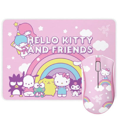 DeathAdder Essential ＋ Goliathus Medium Bundle (Hello Kitty and Friends Edition) [有線/USB]